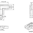 LED TAŚMA ZŁĄCZKA 8 mm uniwersalna kątowa - 2