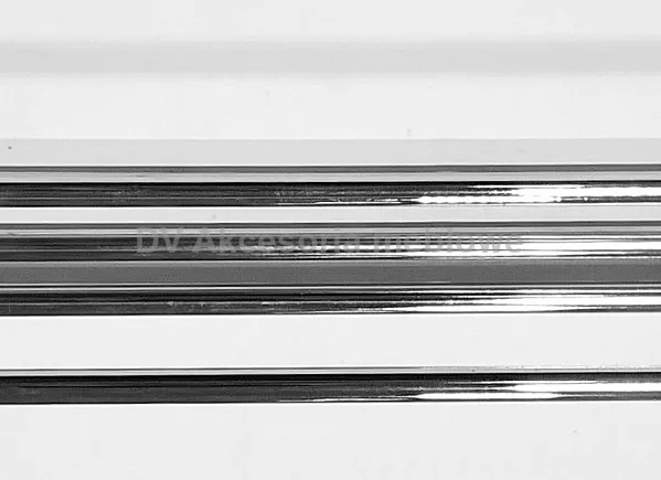 WIESZAK WYSUWNY 500 owal premium czarny/chrom
