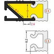 PROFIL LED strong  HI8 alu anodowany 2000mm - 3