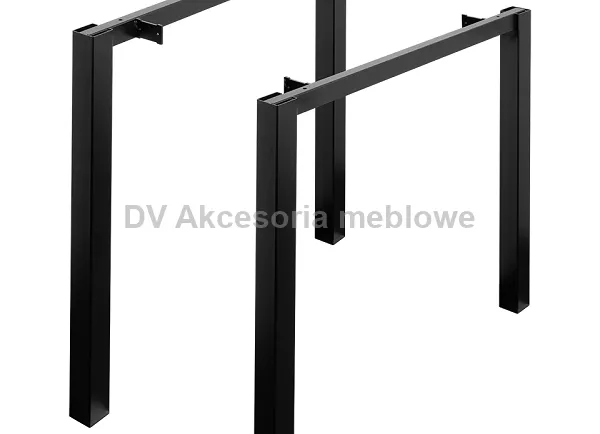 STELAŻ DO STOŁU EC5506 50x50/600 czarny 