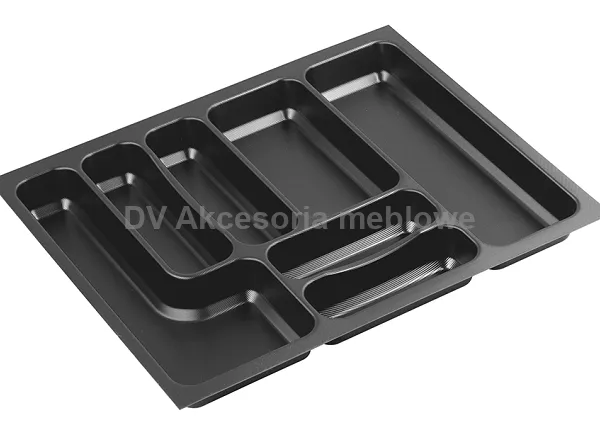 Wkład na sztućce 60/45 czarny 522x422 mm Str.Max