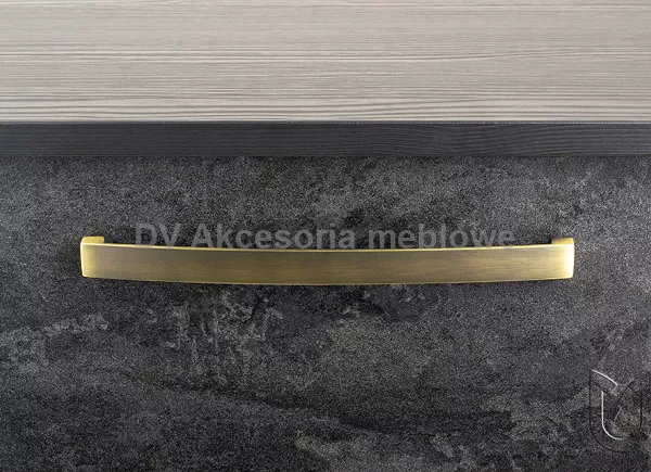 UCHWYT LUCA  224 złoty postarzany + wkręty