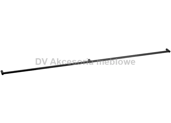 UCHWYT Cory 1024 czarny szczotkowany