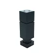 NÓŻKA PLASTIK REG. H 150 CZARNY MAT NMK15003M - 5