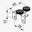 SEVROLL OKUCIE GÓRNE COMFORT 18MM 2SZT KPL - 3