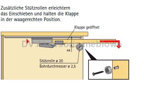 HET KOMP. DO DRZWI OBROT. PRZES.KA5740Kompl akceso