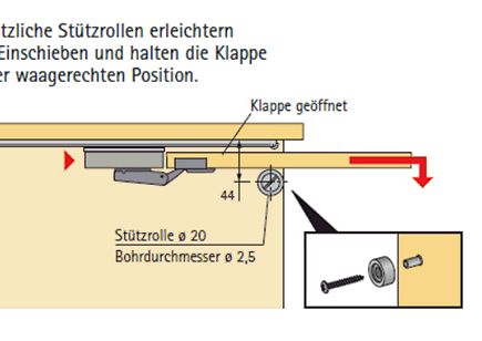 HET KOMP. DO DRZWI OBROT. PRZES.KA5740Kompl akceso