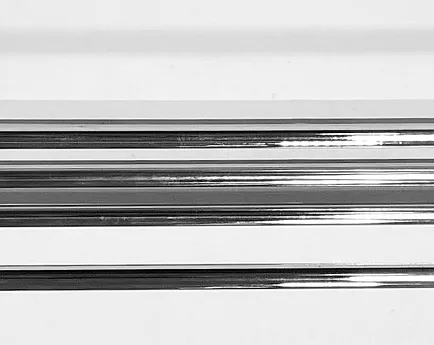 WIESZAK WYSUWNY 300 owal premium czarny/chrom