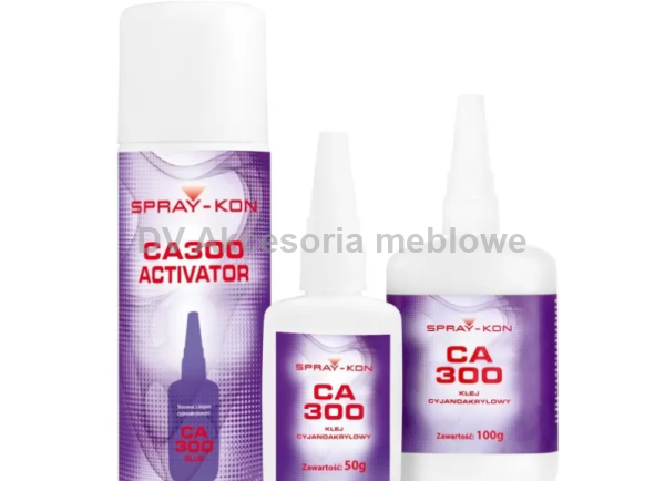 KLEJ SPRAY-KON CA300 - zestaw aktywator+klej cyja