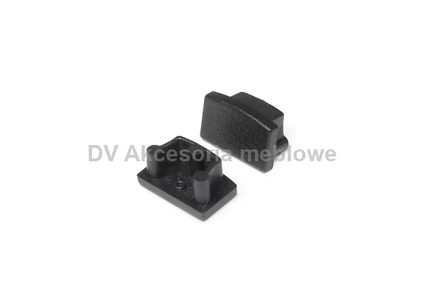 PROFIL LED strong  nakładany BEGTONczarny-KOŃCÓWKI