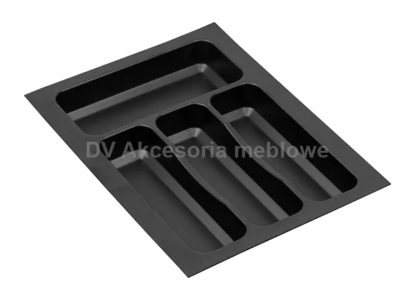 Wkład na sztućce 45/45 czarny 372x422 mm Str.Max18