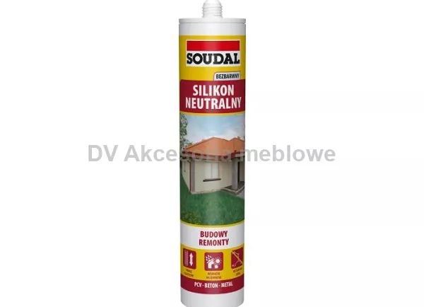 SILIKON NEUTRALNY BEZBARWNY 280 ML SOUDAL
