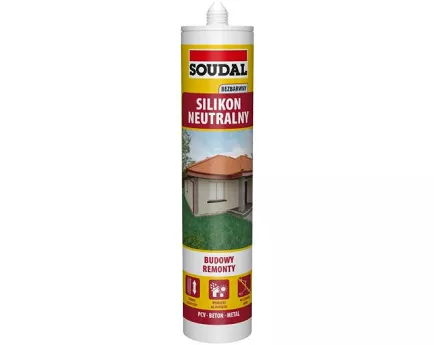 SILIKON NEUTRALNY BEZBARWNY 280 ML SOUDAL