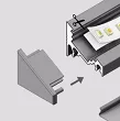 PROFIL LED strong narożny CORNER ZAKOŃ CZAR PARA  - 3