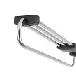 WIESZAK WYSUWNY 450 owal premium czarny/chrom - 3