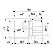 StrongSinks S3 Zlewozmywak granit Vardar 780 czarn - 2