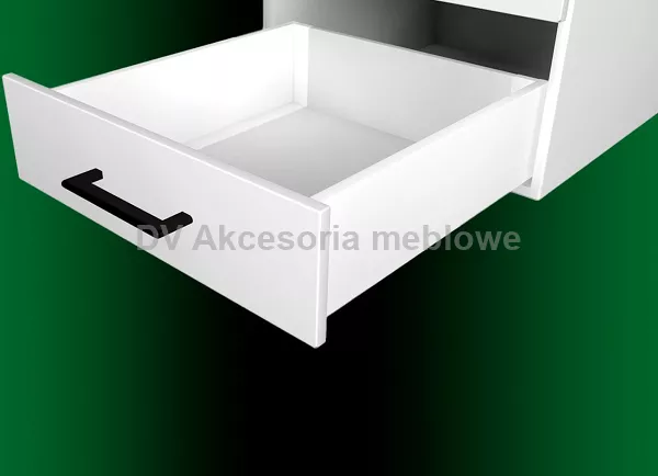 Szuflada SLIM Box DV L-500mm H-118mm Biała #18mm