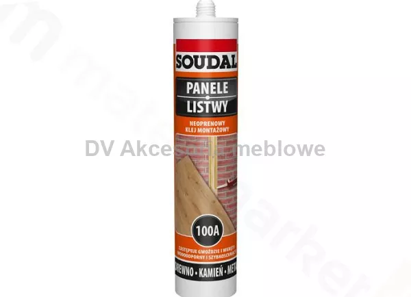 KLEJ MONTAŻOWY NEOPRENOWY 100A 280ML SOUDAL 