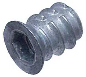 NÓŻKA M6 Mufa wkręcana z kołnierzem BU01 M6x13 mm