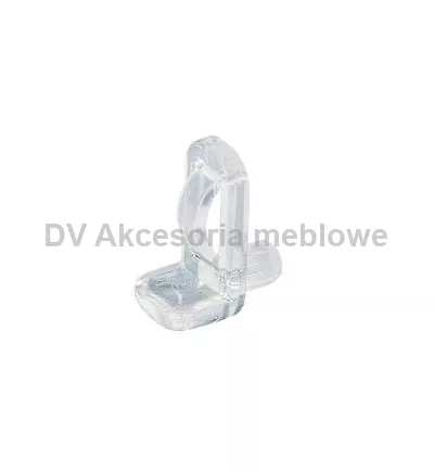 Podpórka do półki szklanej, plastik HETTICH 73615