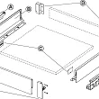 Szuflada SLIM Box  Matrix -  moc.fr.wewn.białe H84 - 2