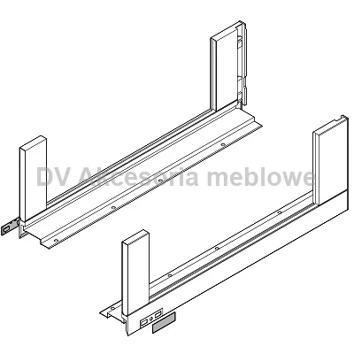 LEGR. BOX BOKI BIAŁE  C 500 780C5002S  FREE L+P