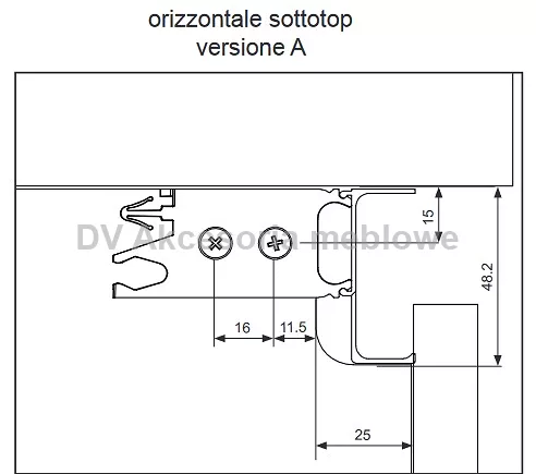 UCHWYT T.GOLA vol C CZARNY WĄSKI 4,2MB