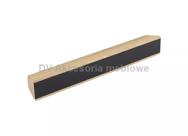 Uchwyt Xin 192 dąb lakierowany/czarny Tulip