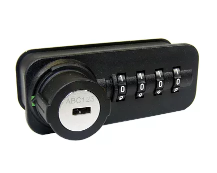 Zamek LEHMANN numeryczny Free 58.01 prawy czarny