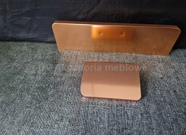 UCHWYT RU13 L060 ZAOBLONY MIEDŹ