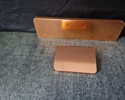 UCHWYT RU13 L060 ZAOBLONY MIEDŹ