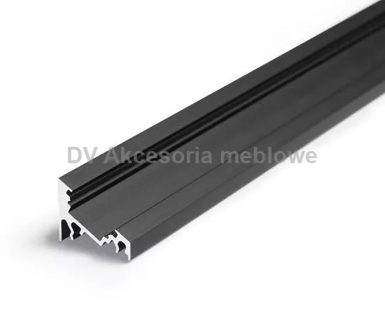 PROFIL LED strong narożny CORNER czarna anoda 3MB 