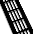 KRATKA 80/500  czarny mat DO COKOŁU - 3