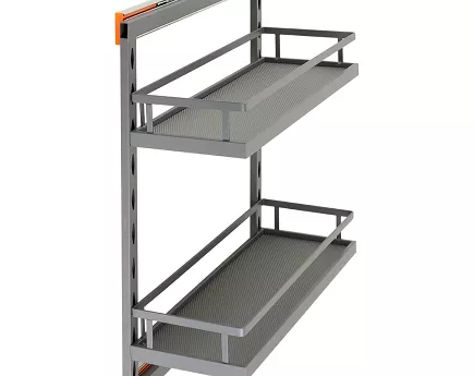 CARGO STRONG BOCZNE 200 RAMA+2 KOSZE+TŁ. CIEM.SZAR