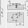 PROWADNIK H0 mimośród EXPANDO 174H7100E  BLUM - 2