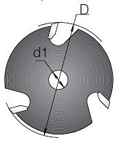 FREZ D OSTRZE B=2,5 D=47,6