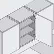ZAWIAS BLUM     CLIP DN 100 71M2550 - 2