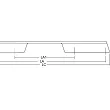 UCHWYT V 0511 RAIL 576/600 STAL SZLACH - 5