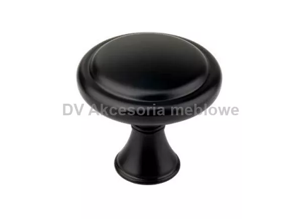 gałka Turia / Artesi czarny matowy + wkręt Tulip