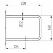 PODPÓRKA PÓŁKI GTV BELT 22*23 CZARNA - 4