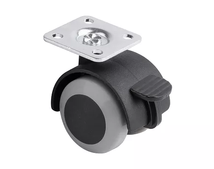 KÓŁKO 40 MM GUMA + PŁYTKA +hamulec Strong