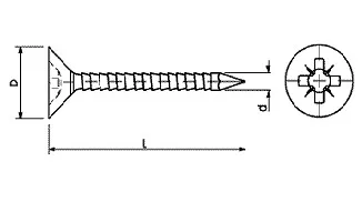 WKRĘT PODKŁADKOWY 2,5*22 500 SZT DO WBIJANIA ASTRA
