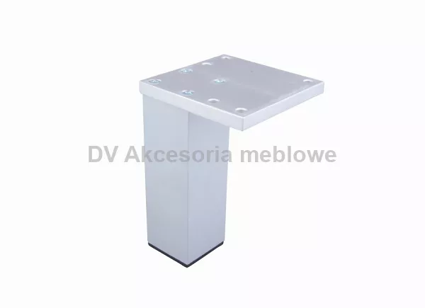 NÓŻKA NA972 ALU H 100 BEZ REG MOC.KWAD
