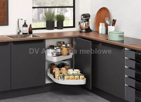 CORNER NERKA Trigon, szer.front 600 mm Biała Lewa