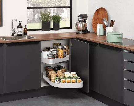 CORNER NERKA Trigon, szer.front 600 mm Biała Lewa