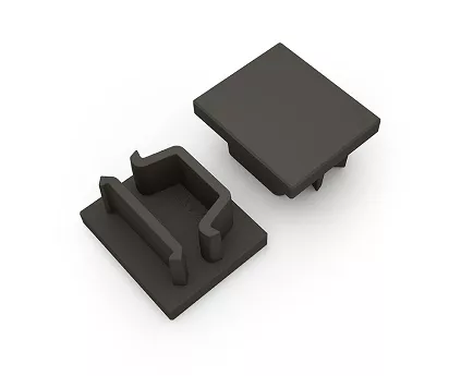 PROFIL LED strong Maglyte-10 czarne (para) zakończ